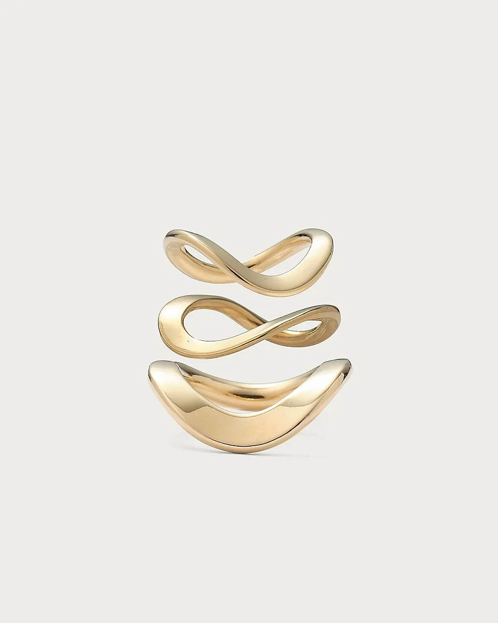 Lady Grey Raia Rings Set by J.Crew