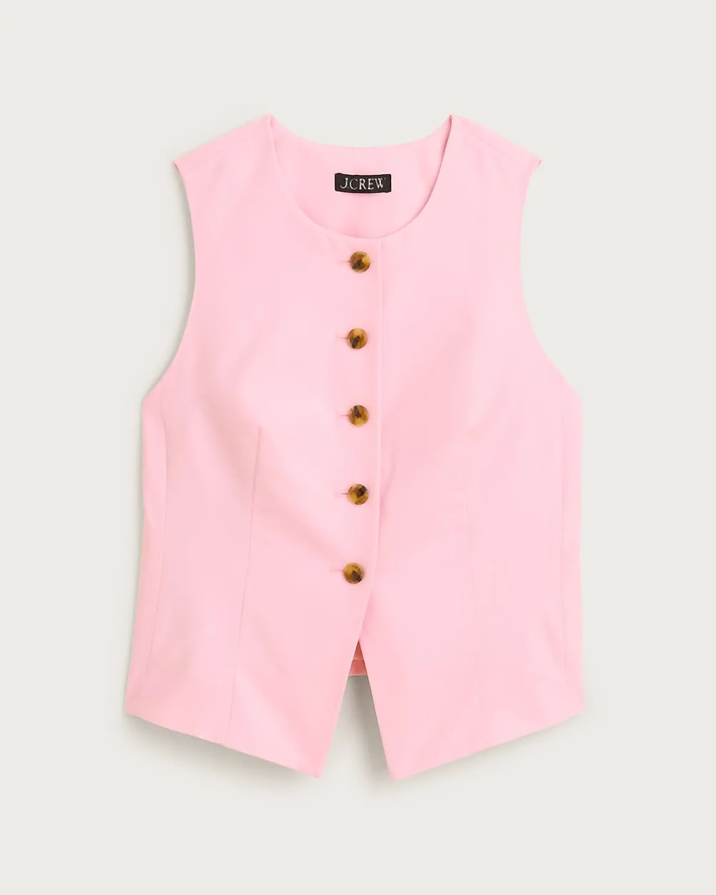Essential Tailored Vest Top in Wool-Blend by J.Crew