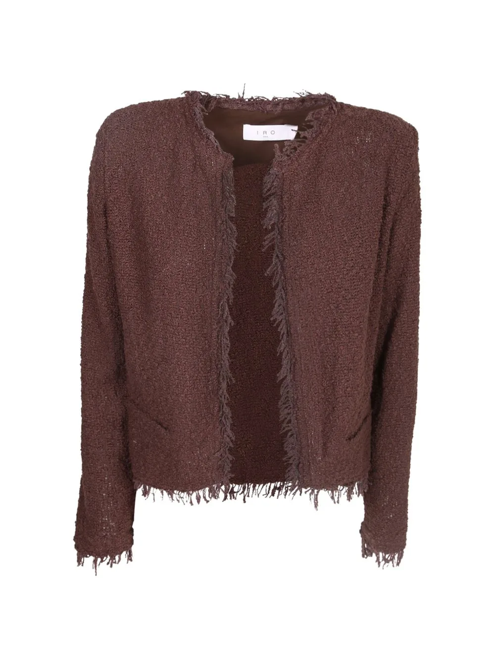 Fringed Tweed Jacket by IRO