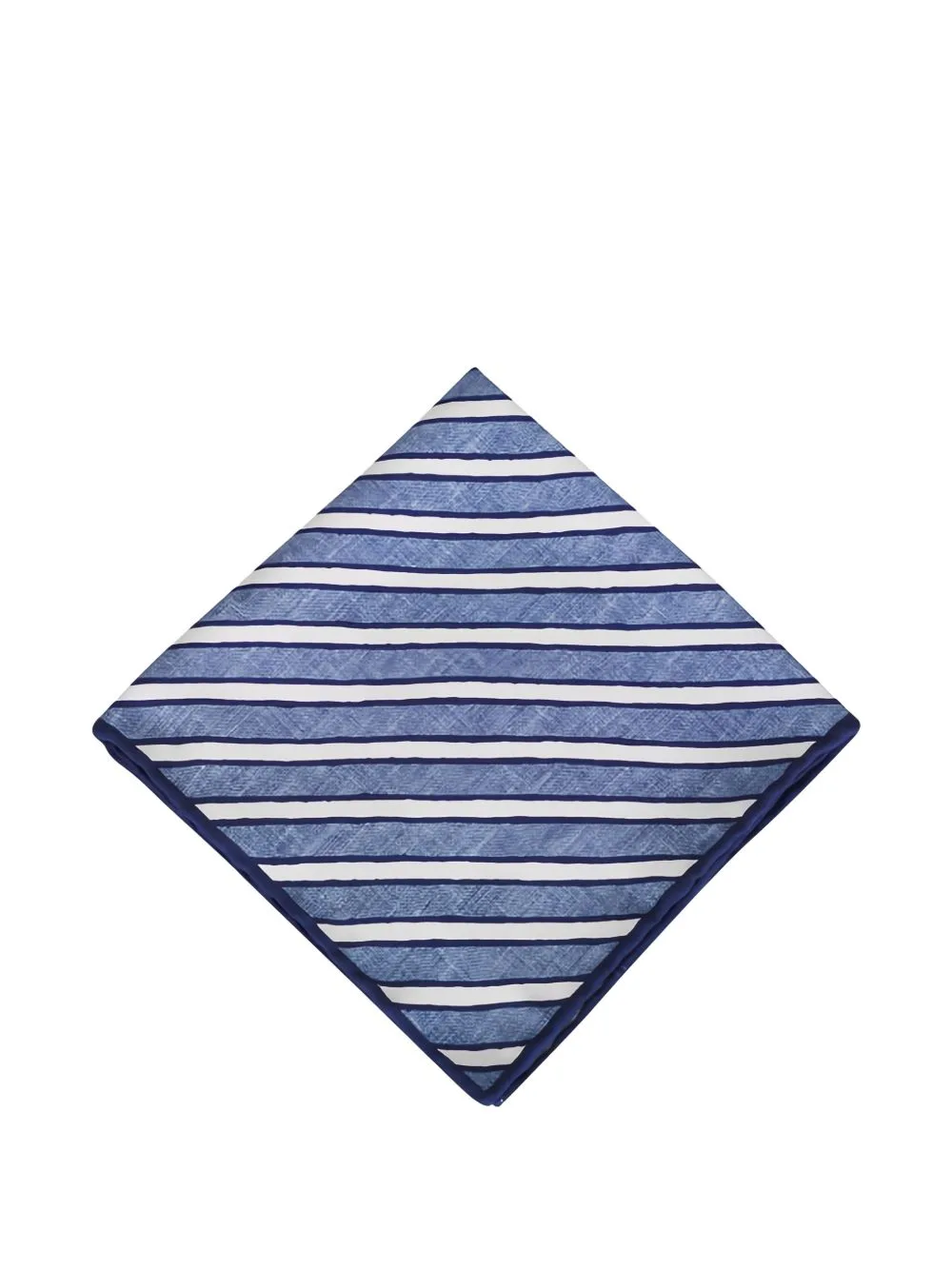 Striped Pocket Square by Brunello Cucinelli