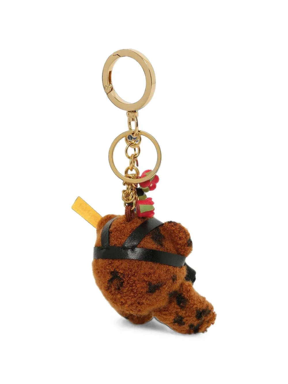 Gas Mask Bear Keyring by Doublet