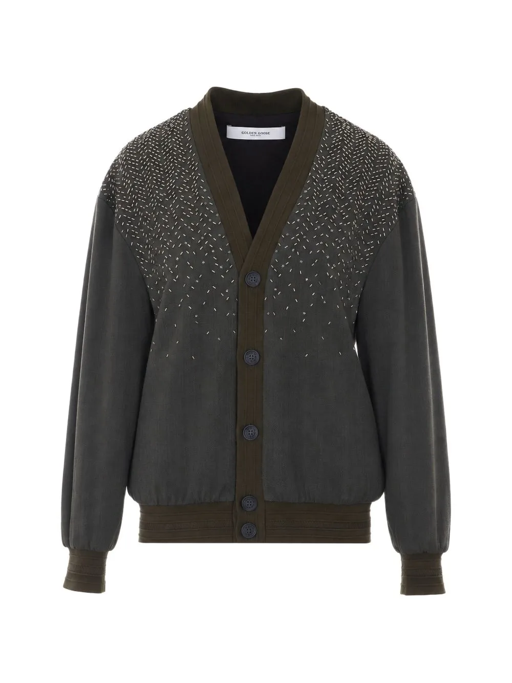 Check Mohair Blend Jacket by Golden Goose