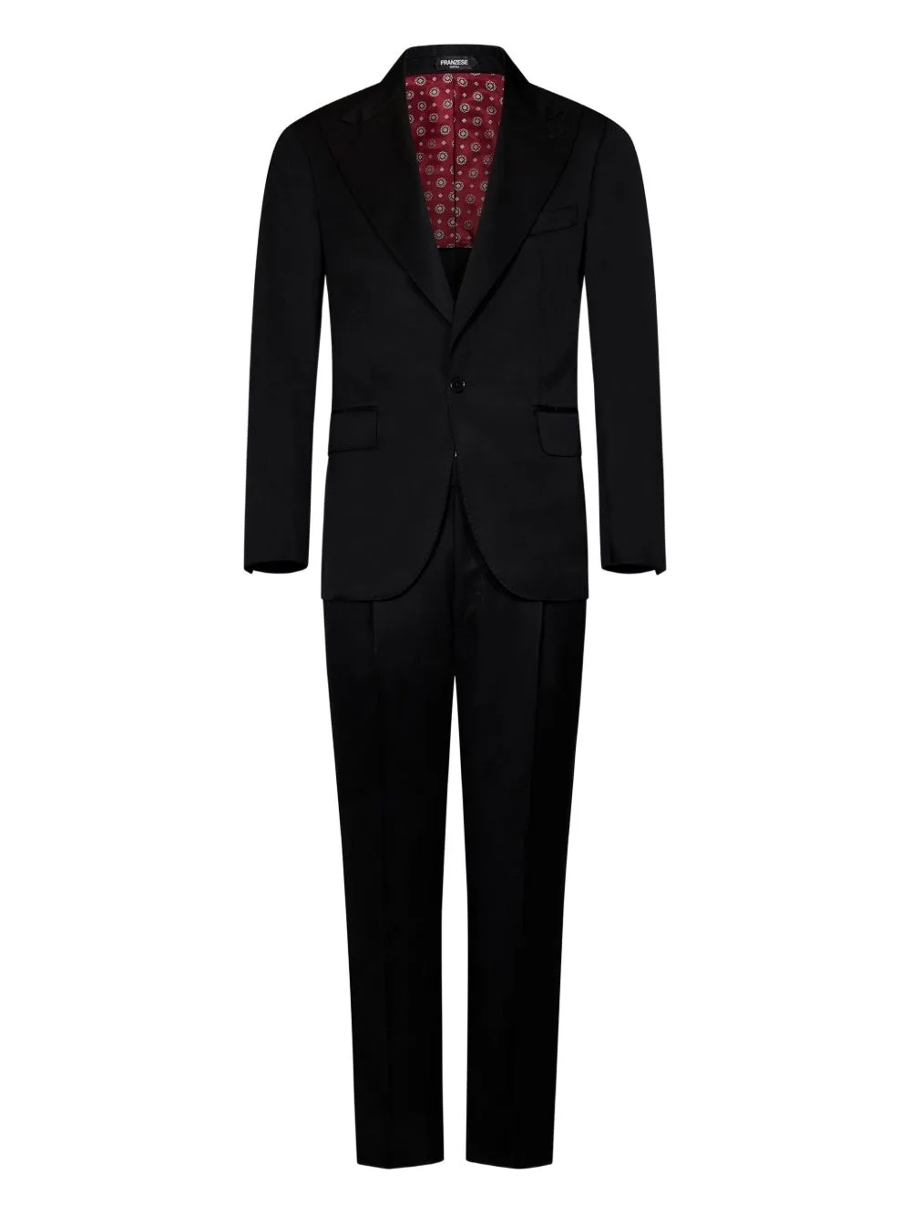 James Bond Pinstripe Peak-Lapel Suit by FRANZESE COLLECTION