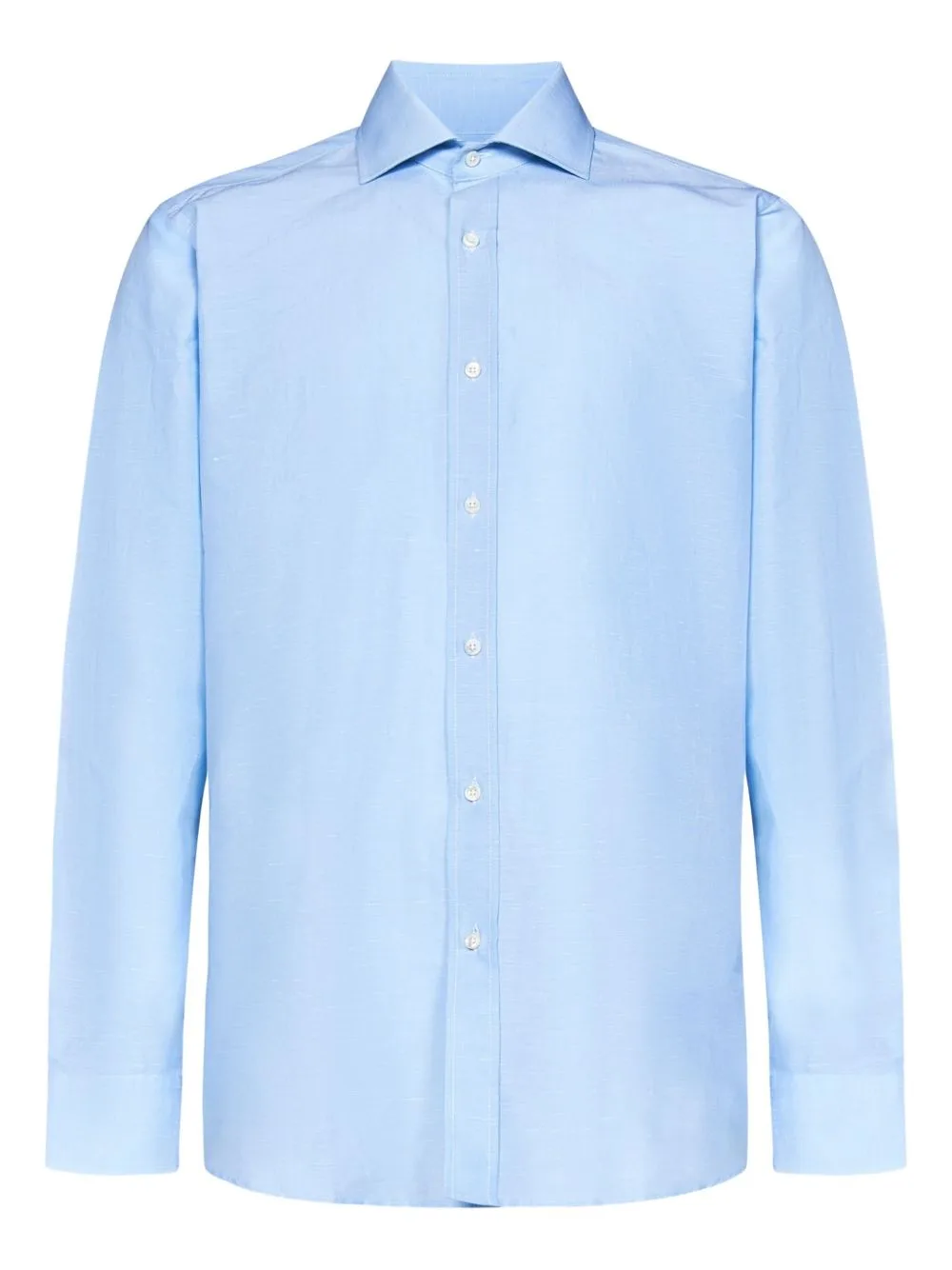 Spread-Collar Long-Sleeve Shirt by FRANZESE COLLECTION