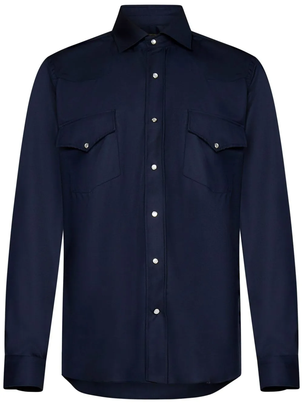 Virgin Wool Shirt by FRANZESE COLLECTION