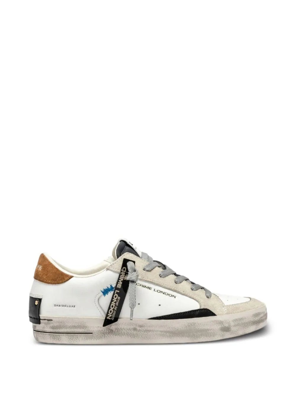 Sk8 Deluxe Leather Sneakers by Crime London