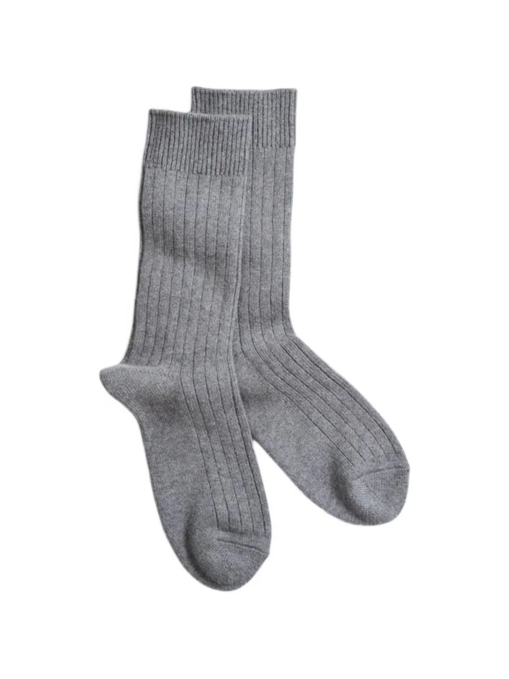 Ribbed-Knit Crew Socks by RoToTo