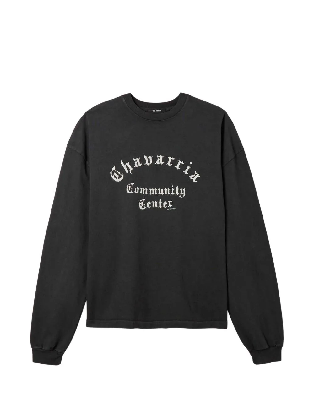 Graphic-Print Long-Sleeve Sweatshirt by Willy Chavarria