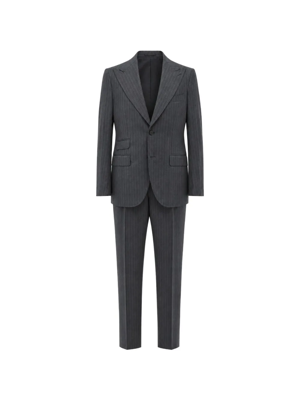 Pinstripe-Pattern Single-Breasted Suit by FRANZESE COLLECTION