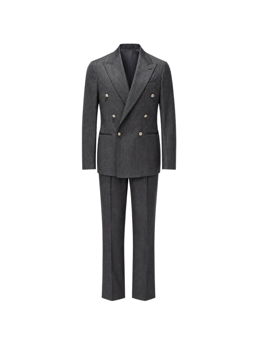 Rolls Royce Herringbone Double-Breasted Suit by FRANZESE COLLECTION