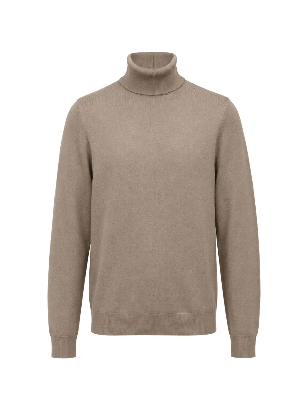 David Beckham Ribbed-Knit Turtleneck Sweater by FRANZESE COLLECTION