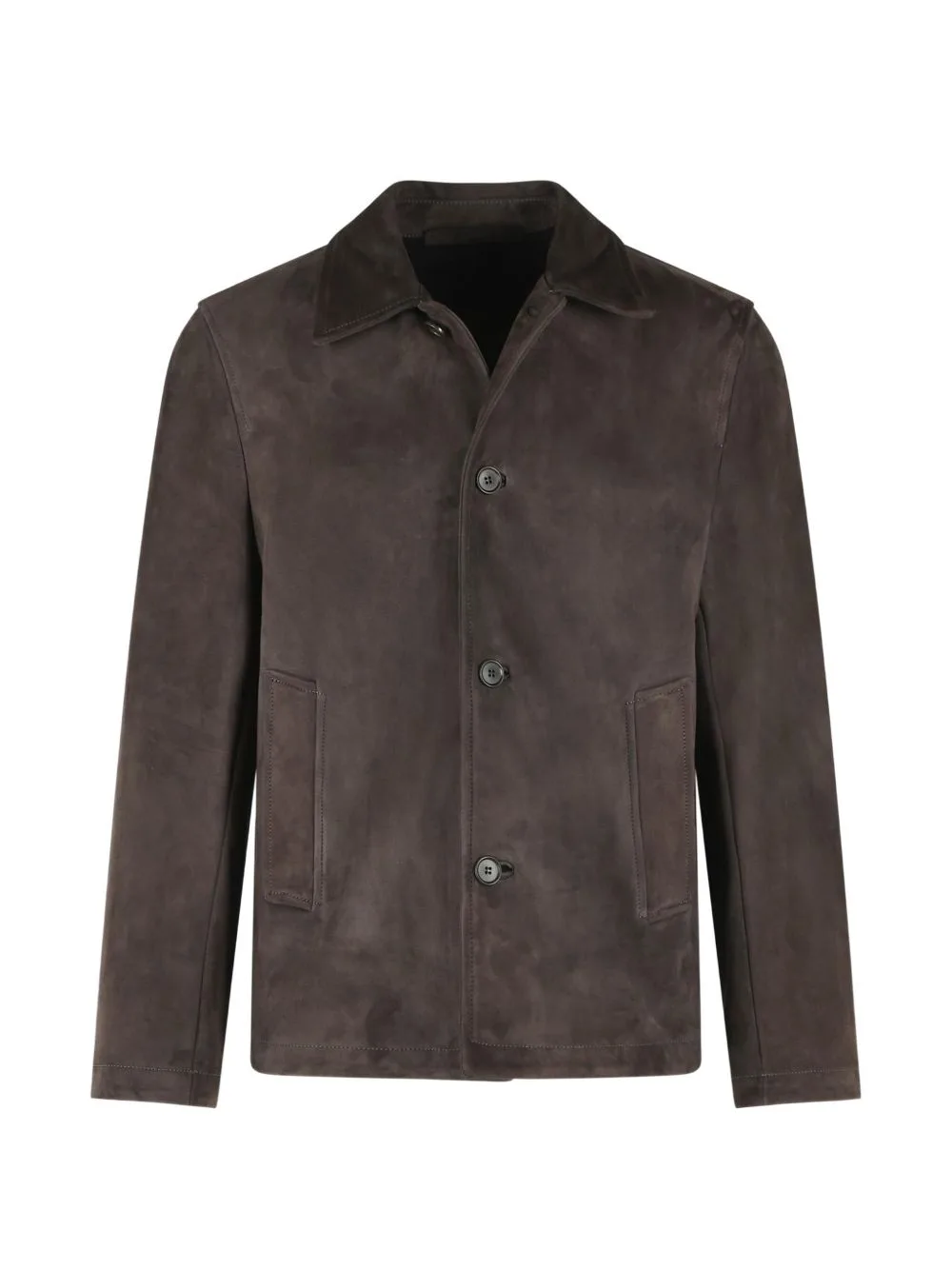 Suede Button-Up Jacket by Salvatore Santoro