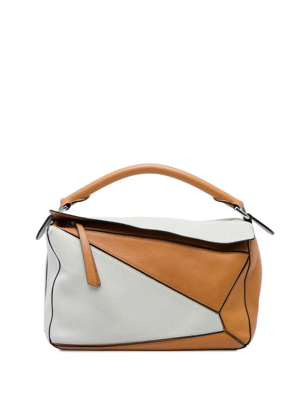 2017 Medium Bicolor Calfskin Puzzle Satchel by Loewe Pre-Owned