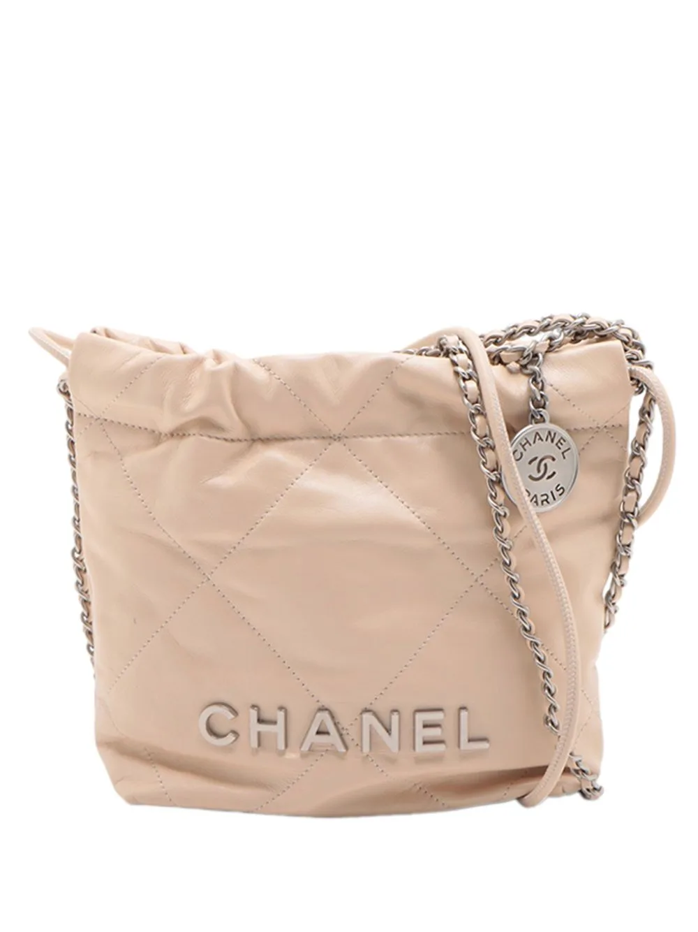 2021-2026 Mini Shiny Calfskin 22 Hobo Satchel