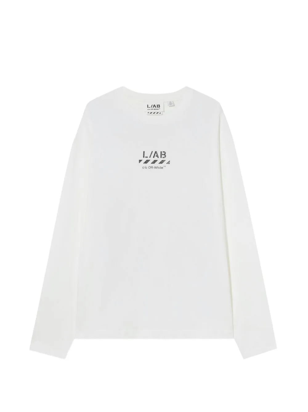 Diagonal Long-Sleeve T-Shirt by L/ab c/o Off-White