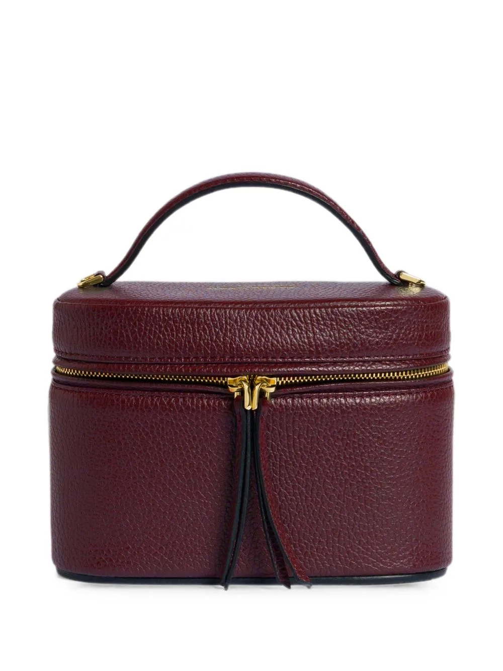 Leather Vanity Bag by Alberta Ferretti