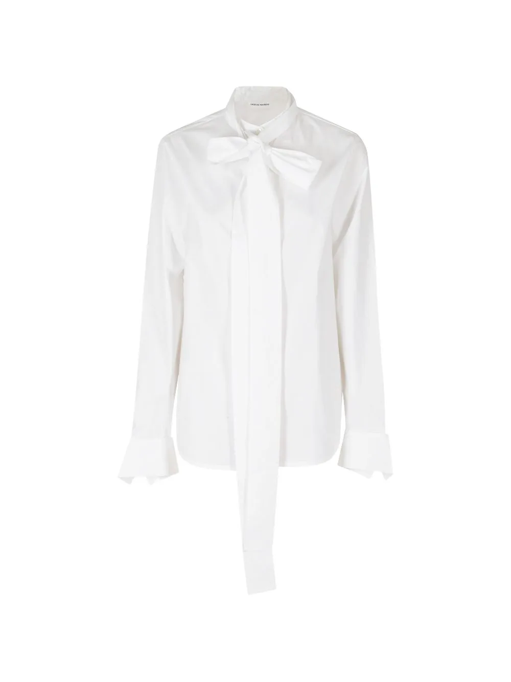 Pussy-Bow Long-Sleeve Shirt by 7 For All Mankind