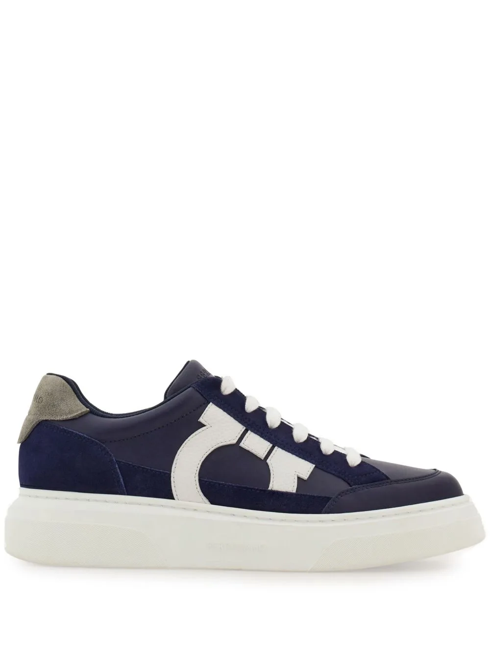 Low-Top Sneakers with Gancini Detail by Ferragamo