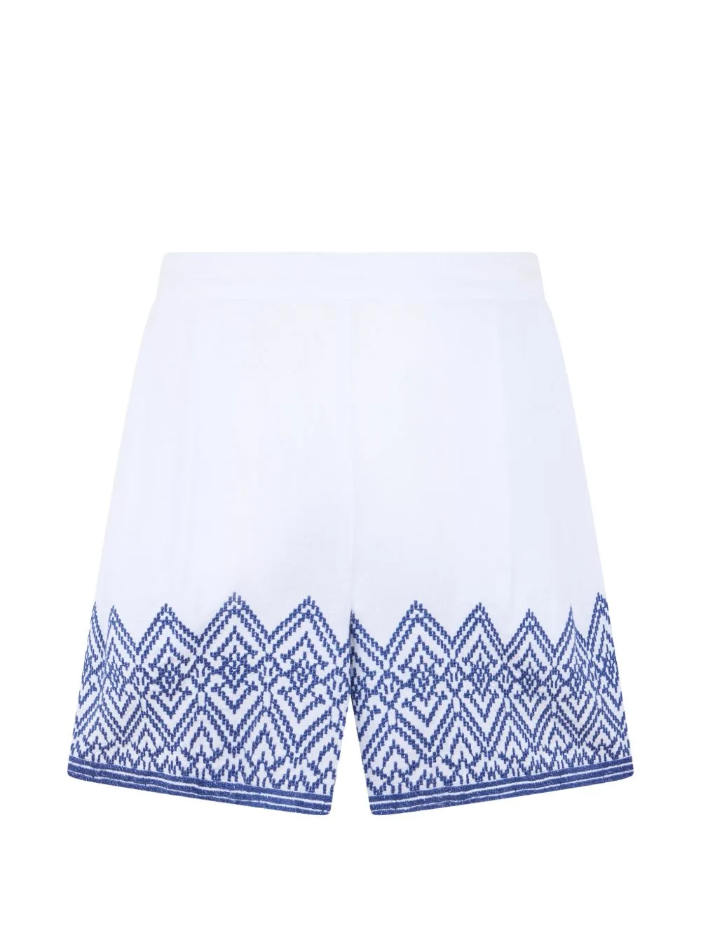 Embroidered Shorts by 120% Lino