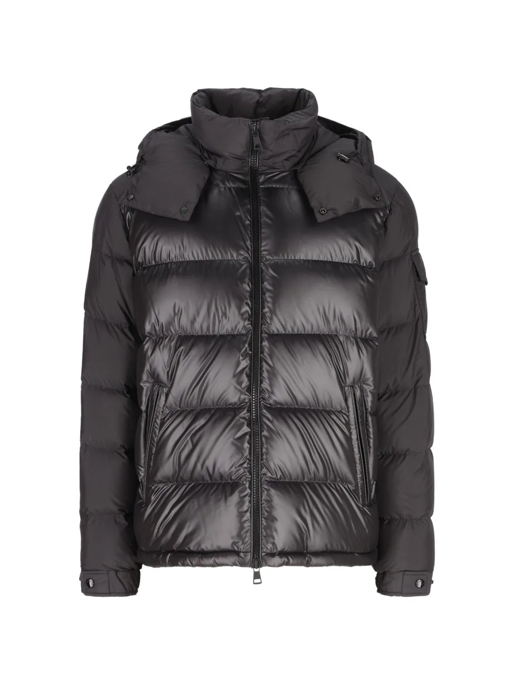 Hooded Quilted-Down Jacket by Moncler