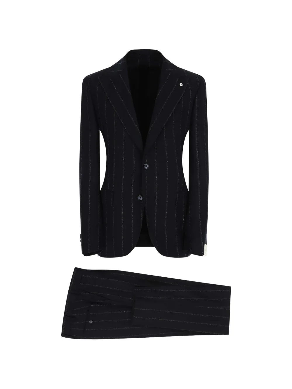 Pinstripe-Pattern Suit by L.B.M. 1911