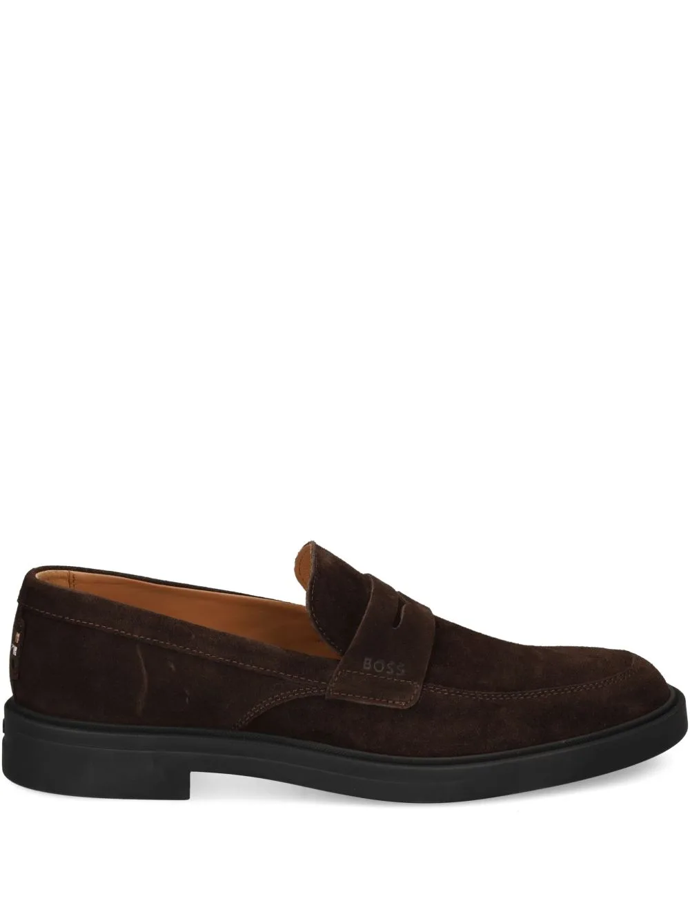Suede Loafers with Rubber Sole by BOSS