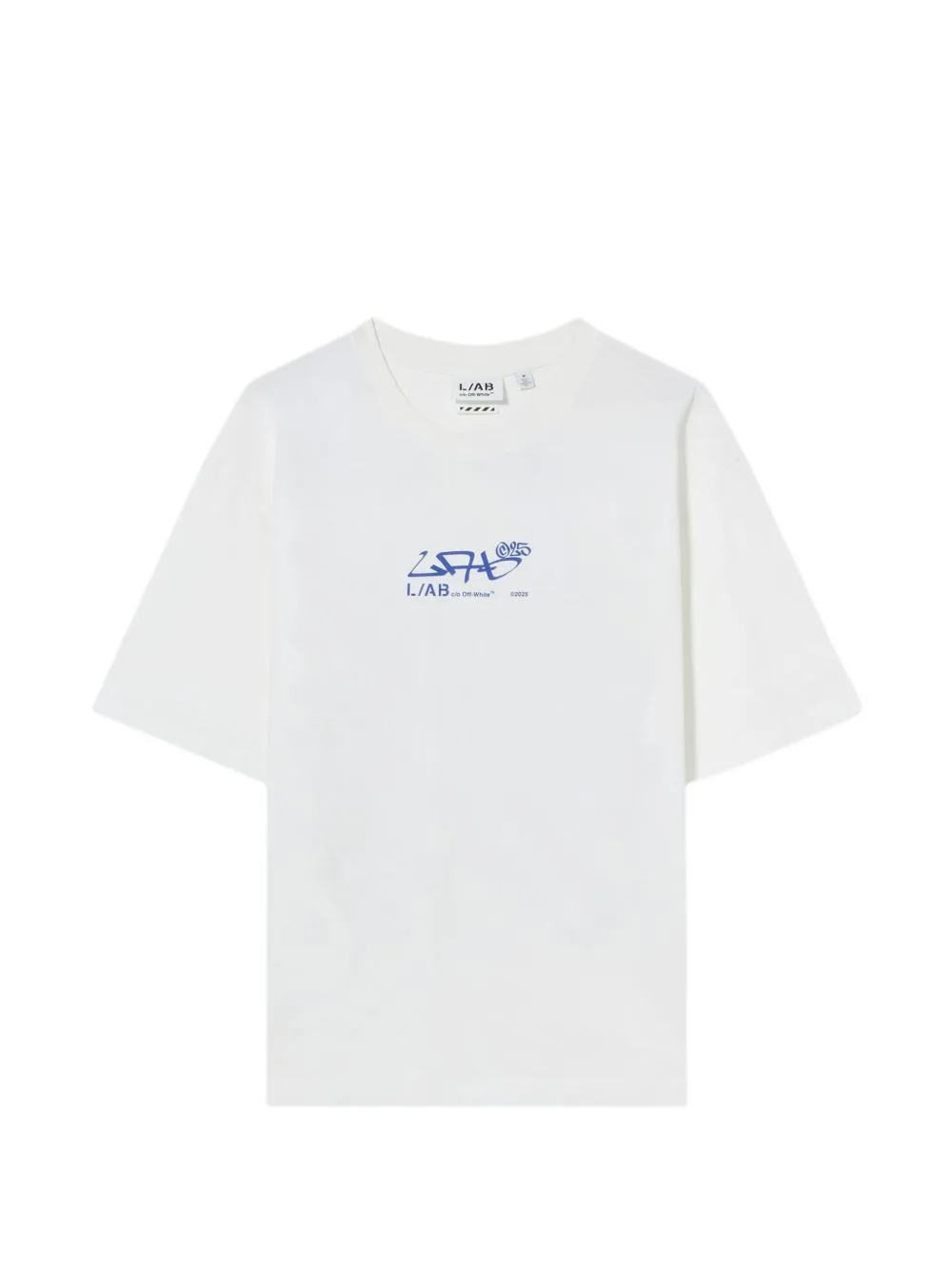L/Ab x Off-White Graffiti Diagonal T-Shirt by L/ab c/o Off-White