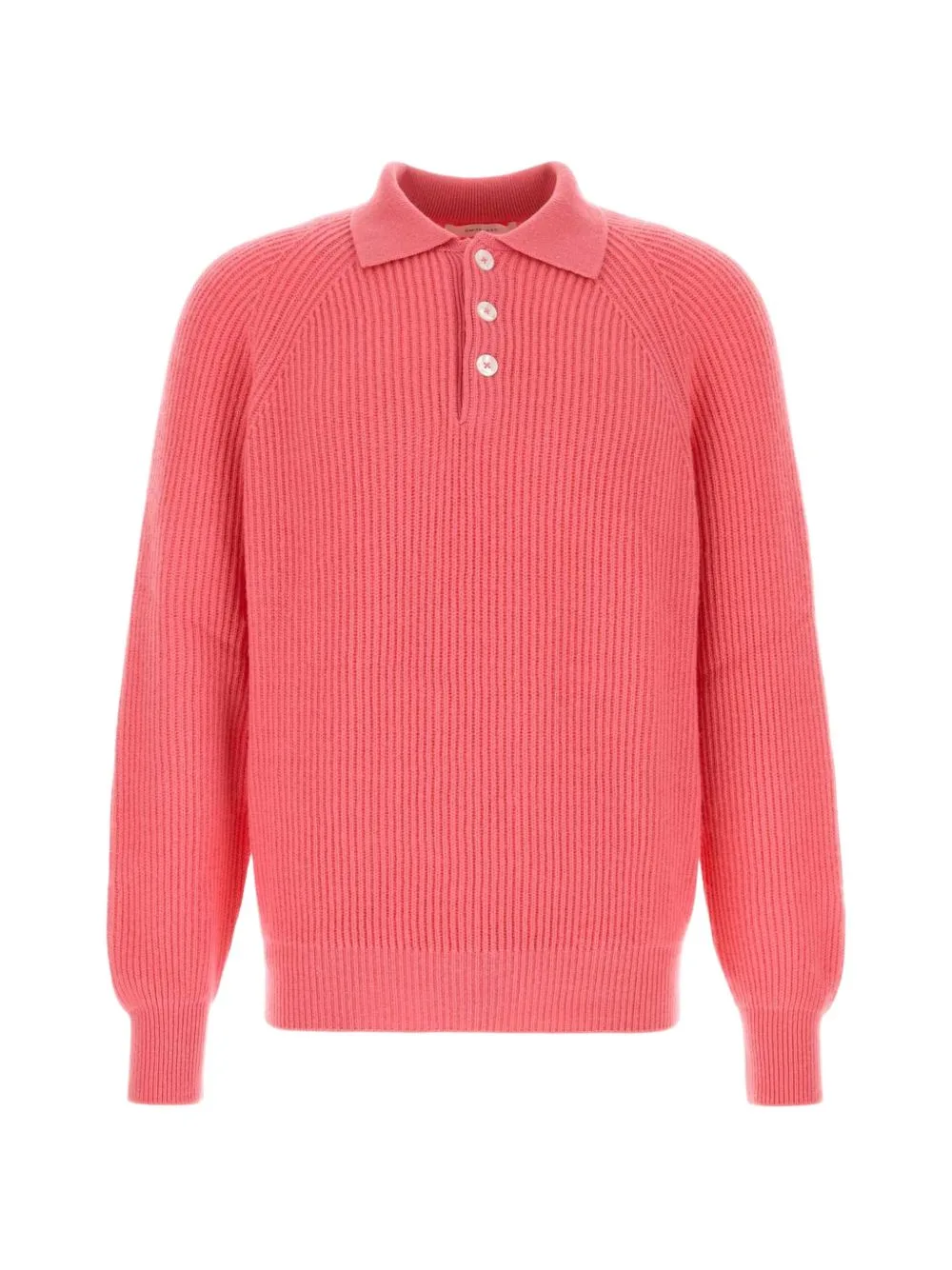 Diana Ribbed-Knit Polo-Collar Sweater by Umit Benan