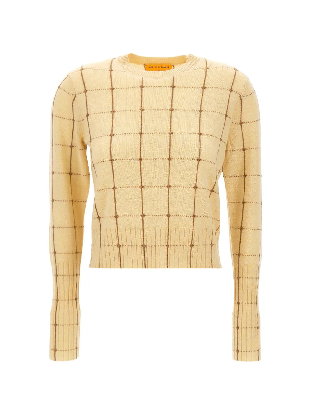 Shrunken Check Sweater by Guest In Residence