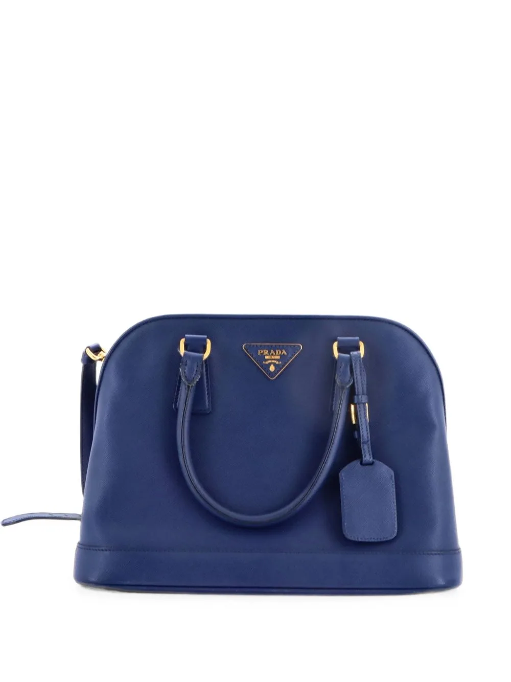 Open Promenade Bag Saffiano Leather Medium Tote Bag by Prada Pre-Owned