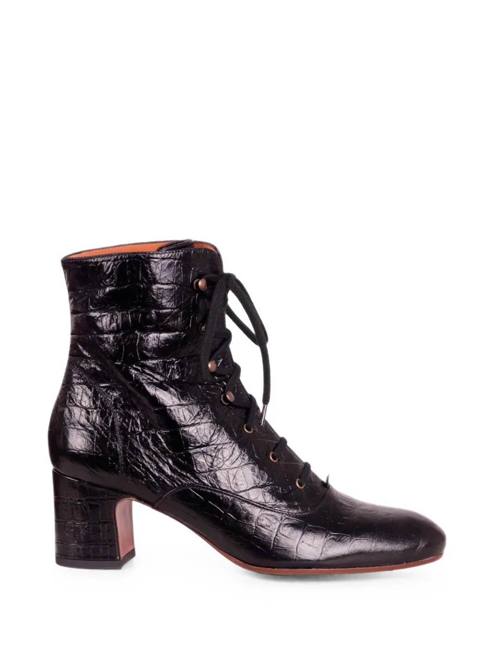 Nedeya Croc-Effect Ankle Boots by Chie Mihara