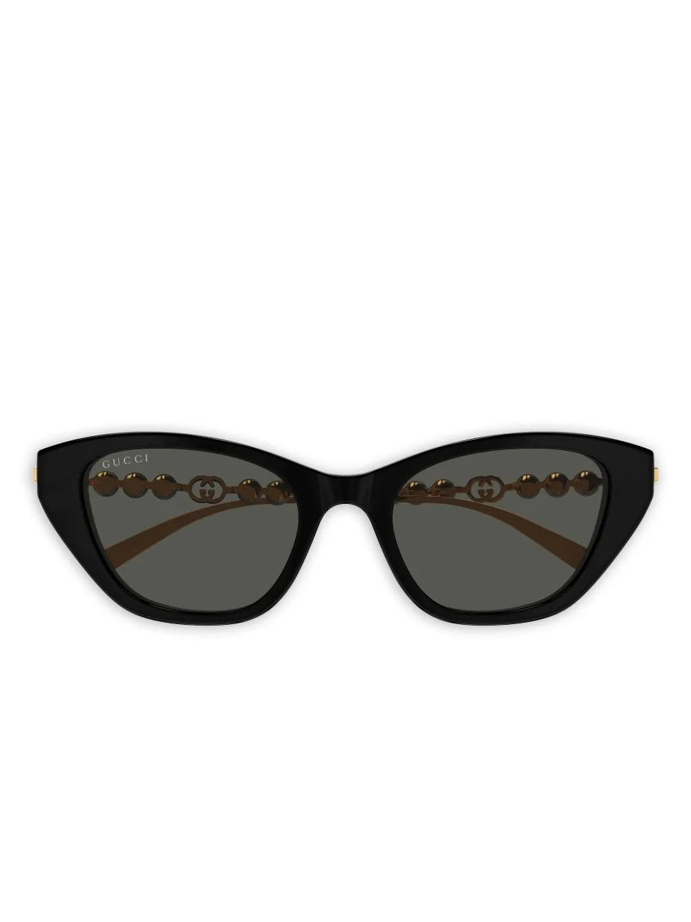 Pearl-Embellished Cat-Eye Sunglasses by Gucci Eyewear