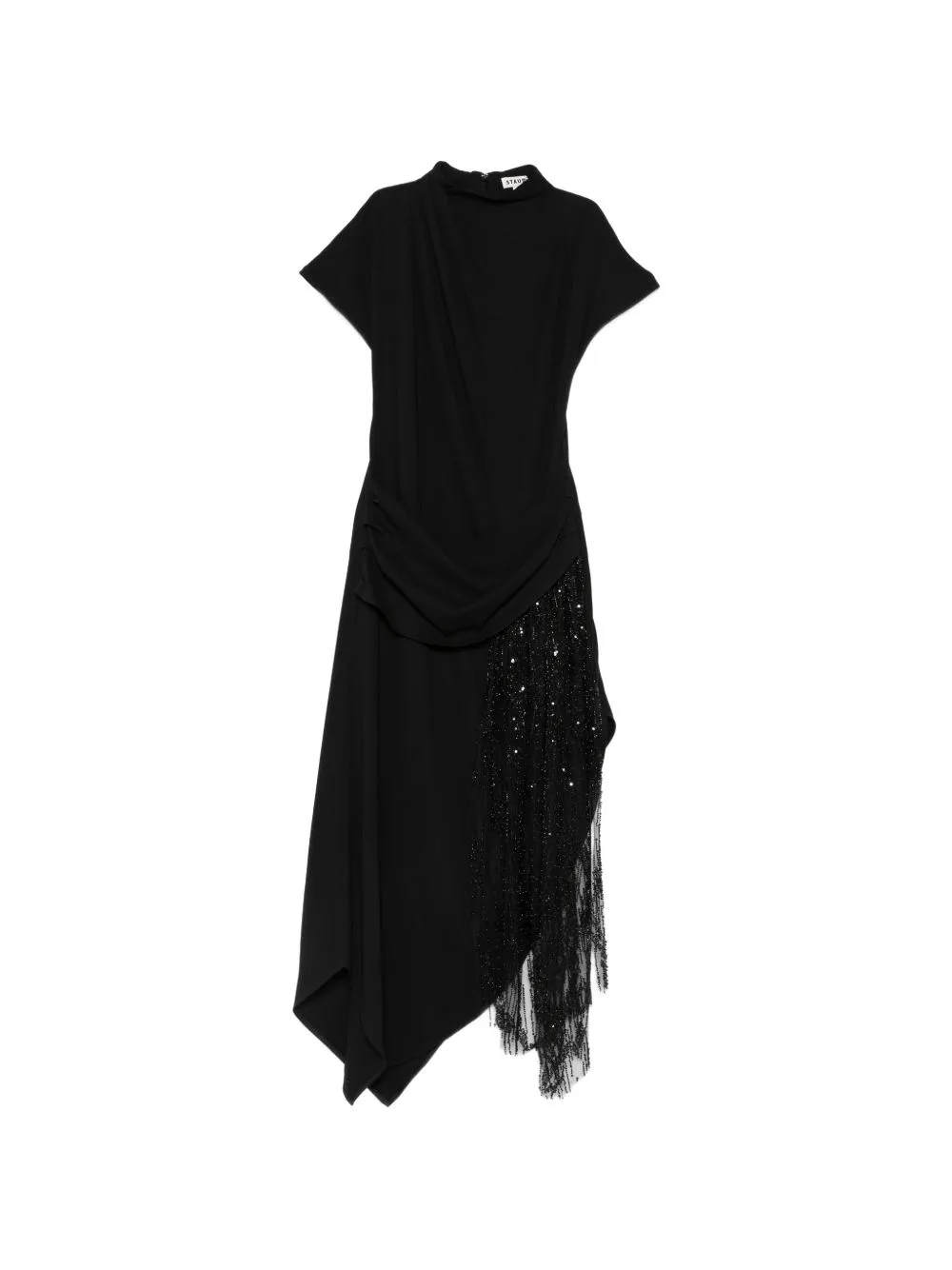Effie Sequin-Embellished Fringed Maxi Dress