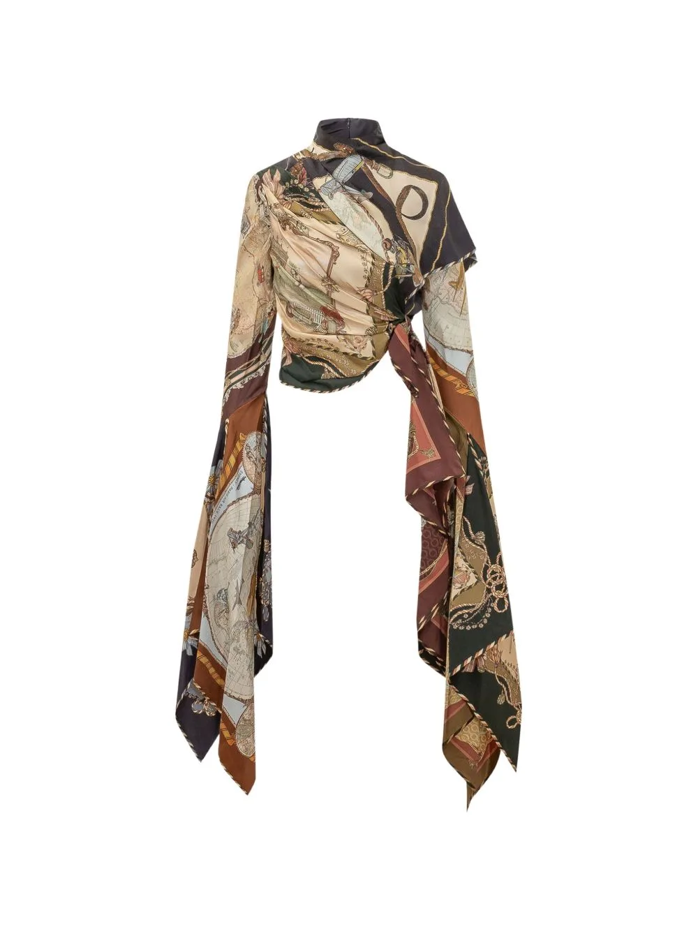 Valiant Draped Blouse by ZIMMERMANN