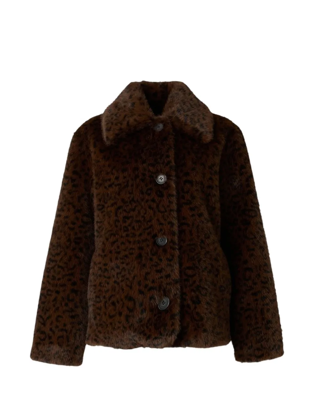Abrigo Leopard-Print Faux-Fur Jacket by Vanessa Bruno
