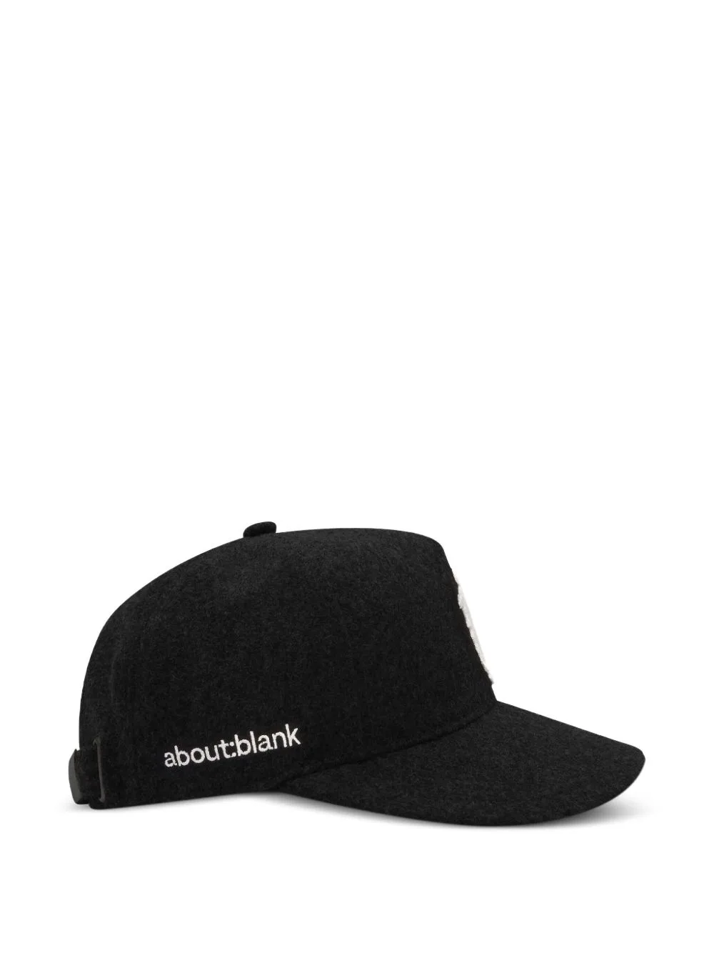 Embroidered-Monogram Cap by ABOUTBLANK