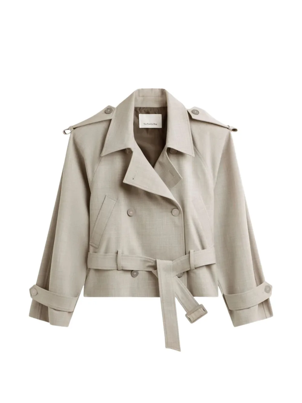 Double-Breasted Belted Jacket by The Frankie Shop