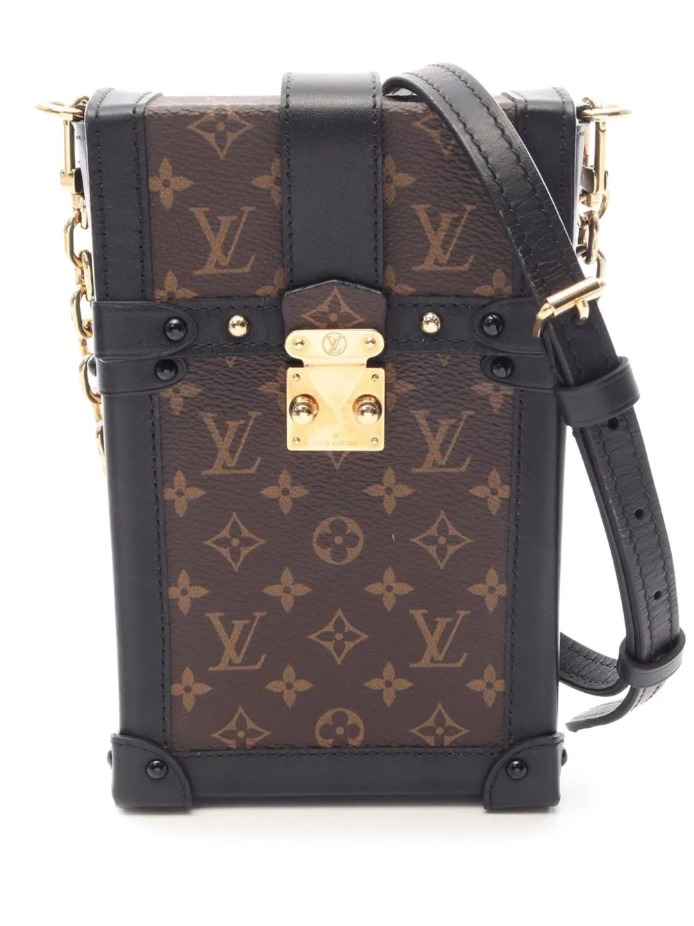 2019 Monogram Pochette Trunk Verticale Crossbody Bag by Louis Vuitton Pre-Owned