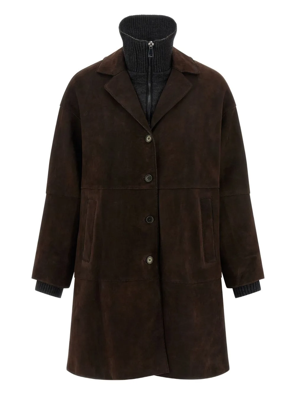 Monet Suede Coat by P.A.R.O.S.H.