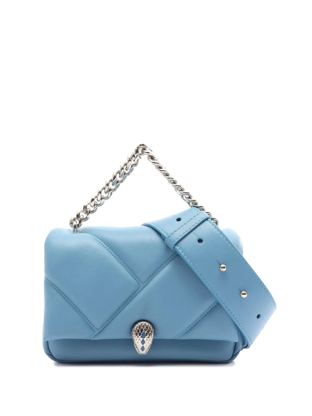 2010-2026 Mini Leather Serpenti Cabochon Satchel by Bvlgari Pre-Owned