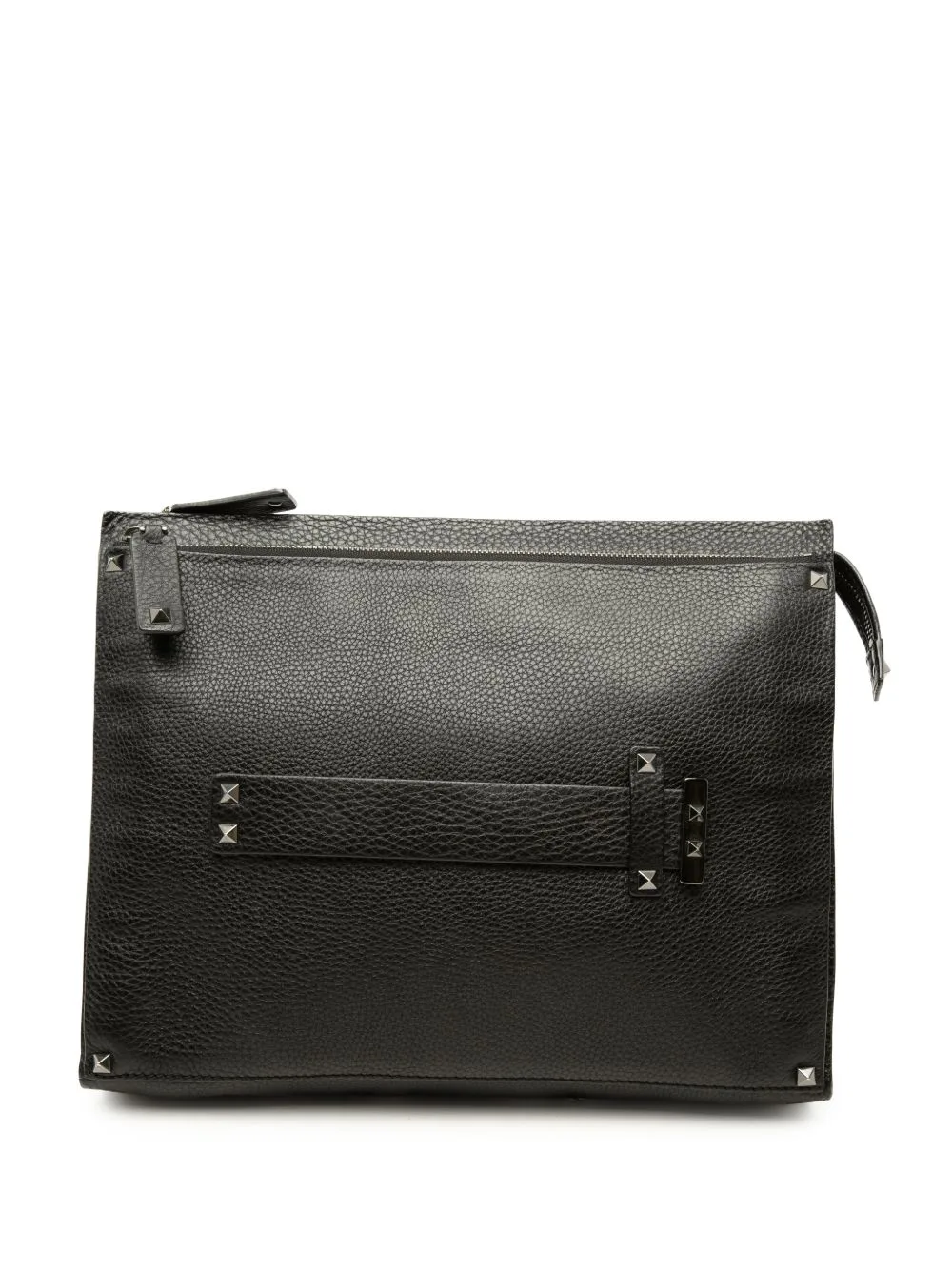2000-2017 Grained Calfskin Rockstud Clutch Bag