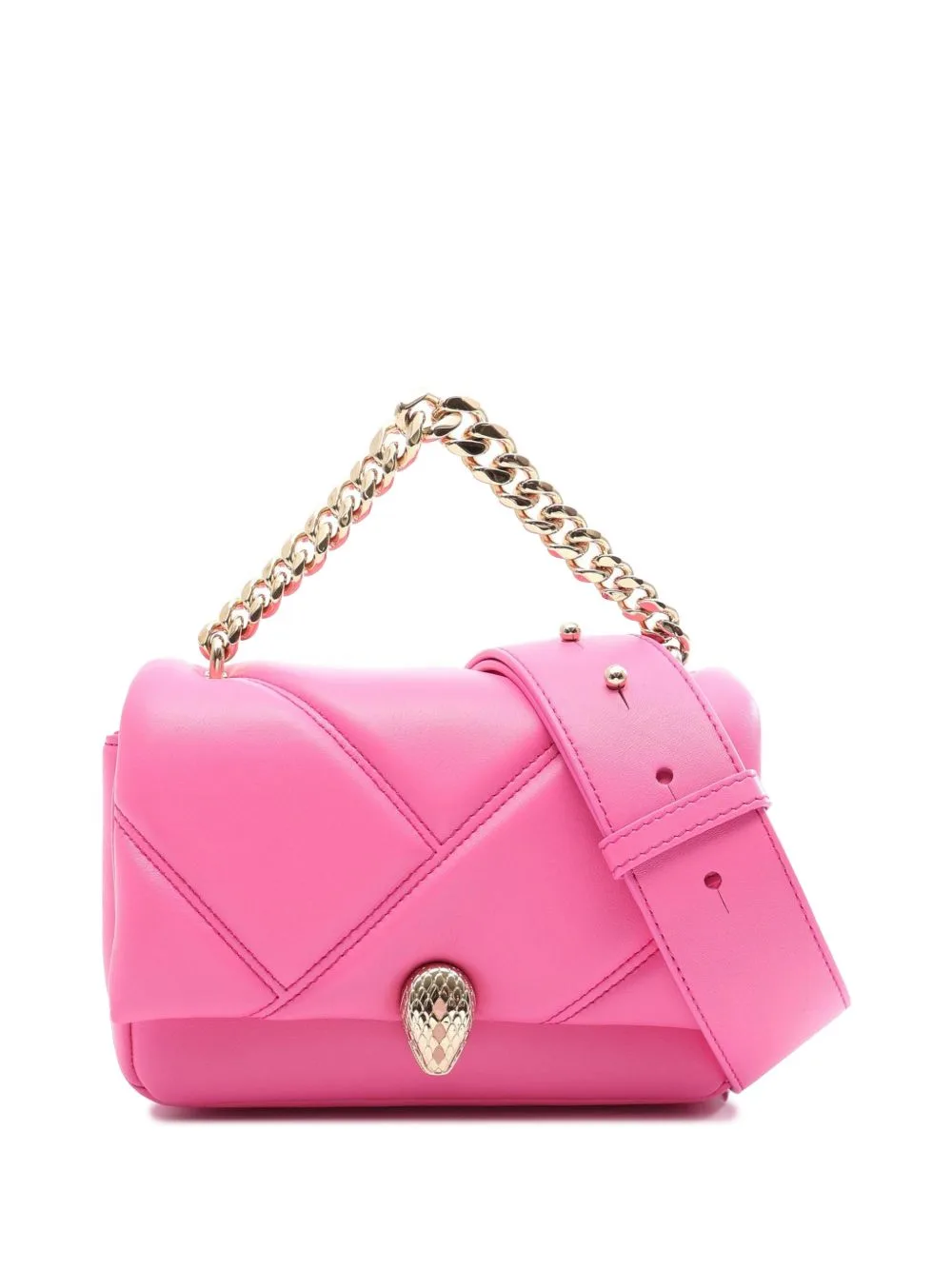 2010-2026 Mini Leather Serpenti Cabochon Satchel by Bvlgari Pre-Owned