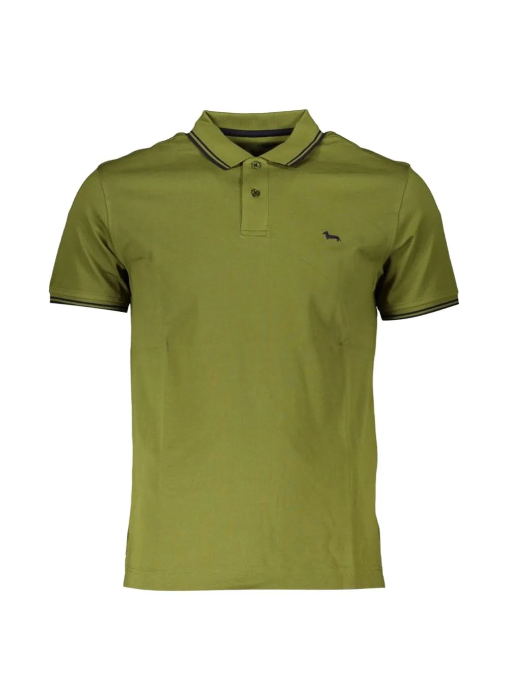 Logo-Patch Contrast-Trimmed Polo Shirt by Harmont & Blaine