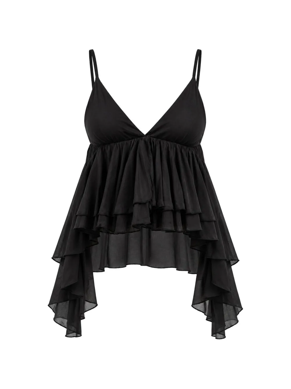 Ruffled Tiered Top by kaos