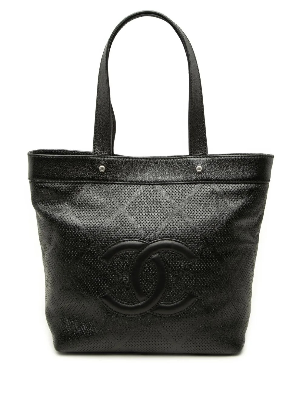 2006-2008 CC Perforated Lambskin Tote Bag