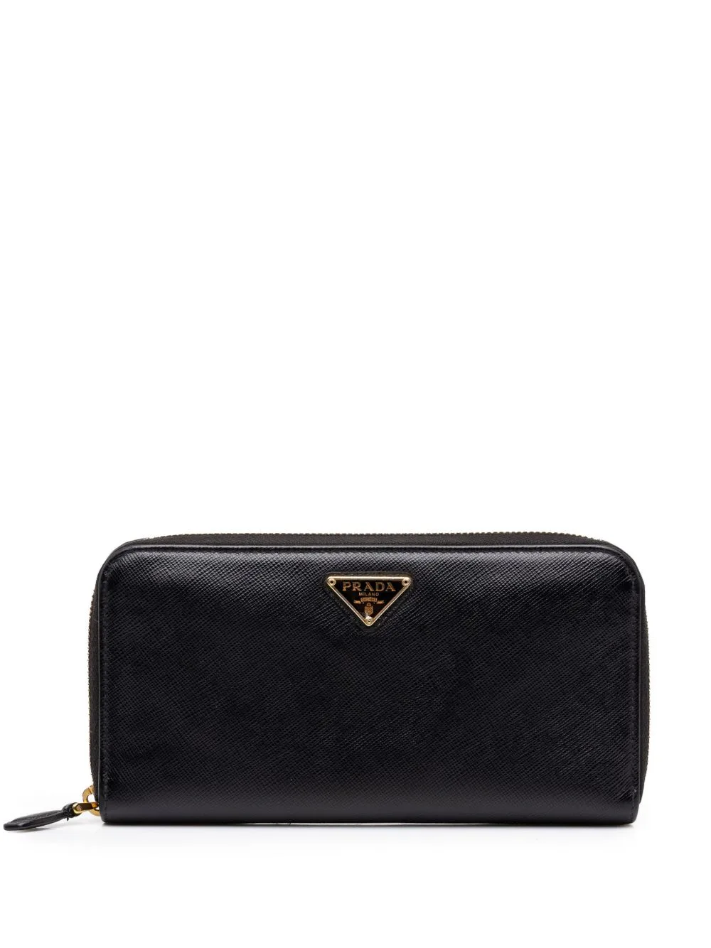 2019-2026 Saffiano Zip Around Travel Wallet Long Wallets by Prada Pre-Owned