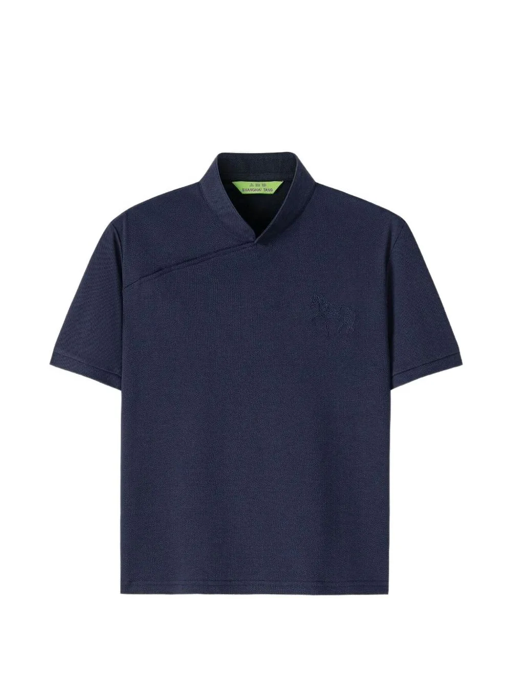 Horse-Detail Polo Top by Shanghai Tang