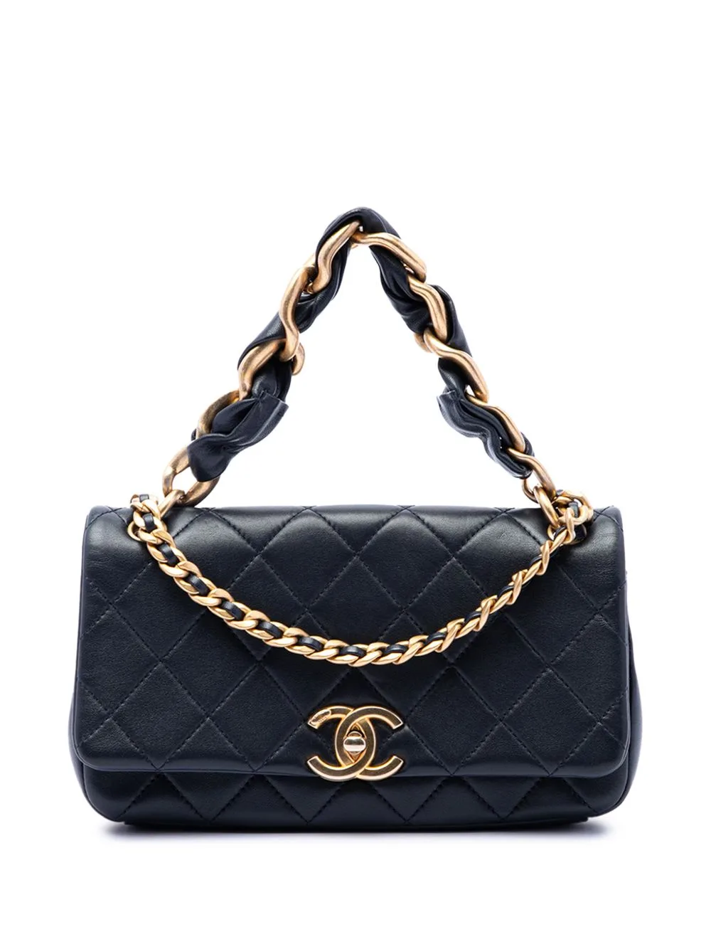 2021 Quilted Lambskin Chain Is More Flap Satchel