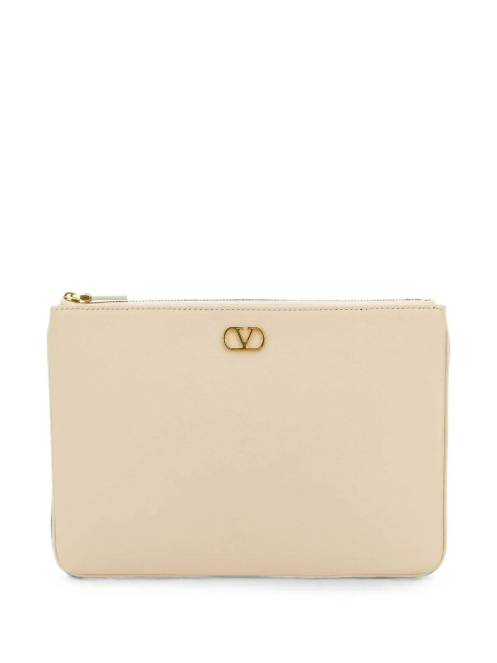 VLogo Leather Small Clutch Bag by Valentino Garavani