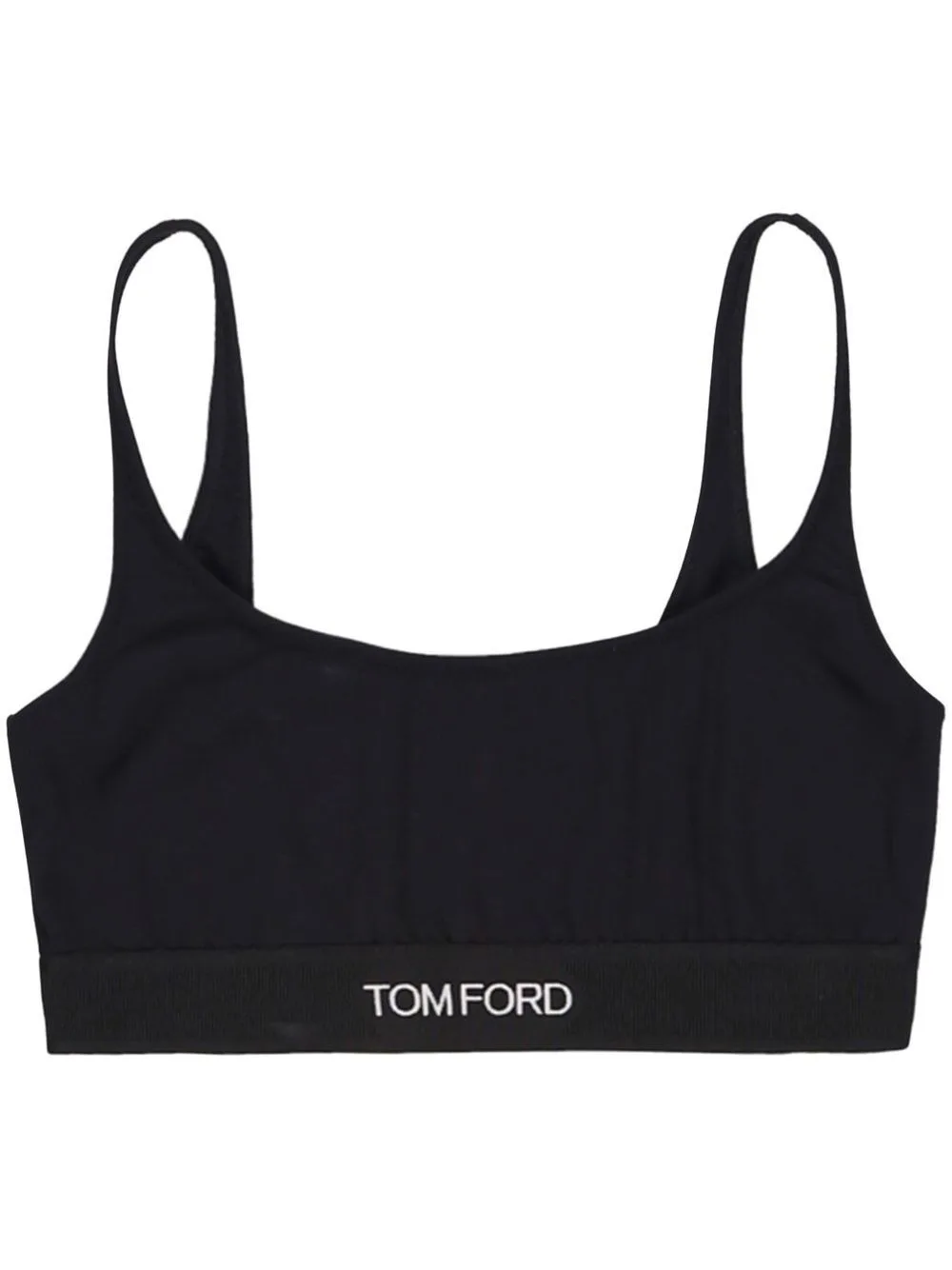 Signature Logo-Tape Bralette by TOM FORD